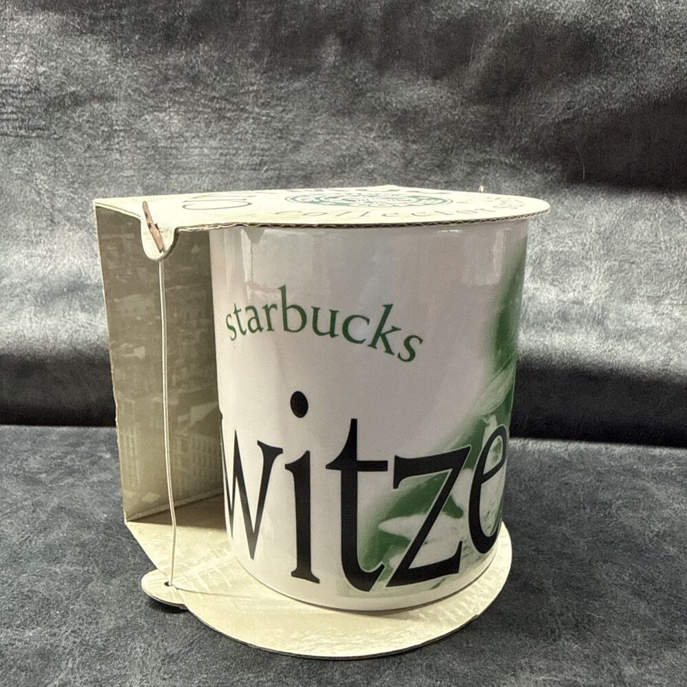 Starbucks Mug Switzerland City Mug Collector Series 16 oz Coffee Cup 2002